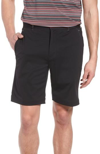 Men's Bobby Jones Trim Fit Tech Chino Shorts - Black