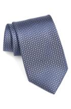 Men's Nordstrom Men's Shop 'small Neat' Geometric Silk Tie, Size - Blue