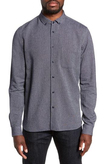 Men's Ymc Dean Regular Fit Chambray Shirt - Blue