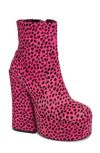 Women's Shellys London Rogue Platform Bootie Eu - Pink