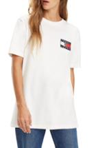 Women's Tommy Jeans Crest Capsule Flag Tee - White