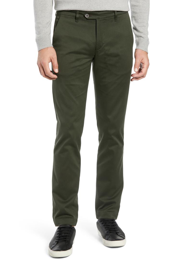 Men's Ted Baker London Slimtex Slim Fit Pants R - Green