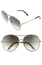 Women's Victoria Beckham Loop 63mm Oversize Round Sunglasses -
