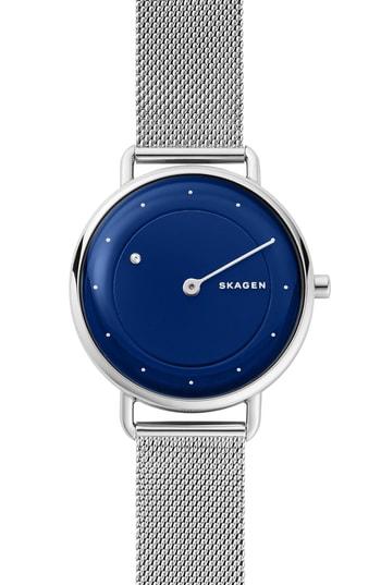 Women's Skagen Horisont Diamond Mesh Strap Watch, 36mm