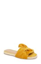 Women's Kaanas Sausalito Knotted Slide Sandal M - Yellow