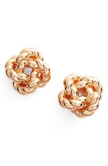 Women's Tory Burch Rope Knot Stud Earrings