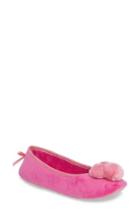 Women's Patricia Green H Pompom Slipper, Size 6 M - Pink