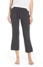 Women's David Lerner Crop Flare Lounge Pants - Black