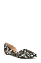 Women's Naturalizer Samantha Half D'orsay Flat .5 M - Black