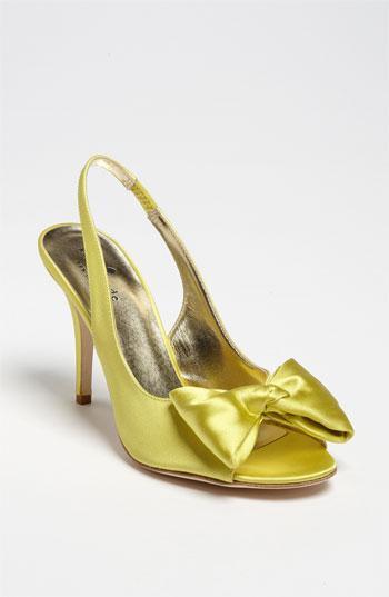 Kate Spade New York 'sarah' Pump Yellow Satin