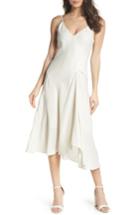 Women's Caara Bay Area Pinstripe Asymmetric Midi Dress - White