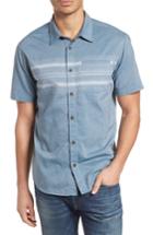 Men's O'neill Lariat Stripe Woven Shirt - Blue/green