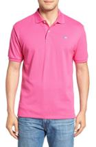 Men's Southern Tide 'skipjack Micro Pique' Stretch Cotton Polo, Size - Pink