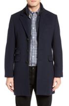 Men's Cardinal Of Canada Leclair Wool & Cashmere Topcoat R - Blue