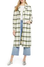 Women's Halogen Plaid Coat - Ivory