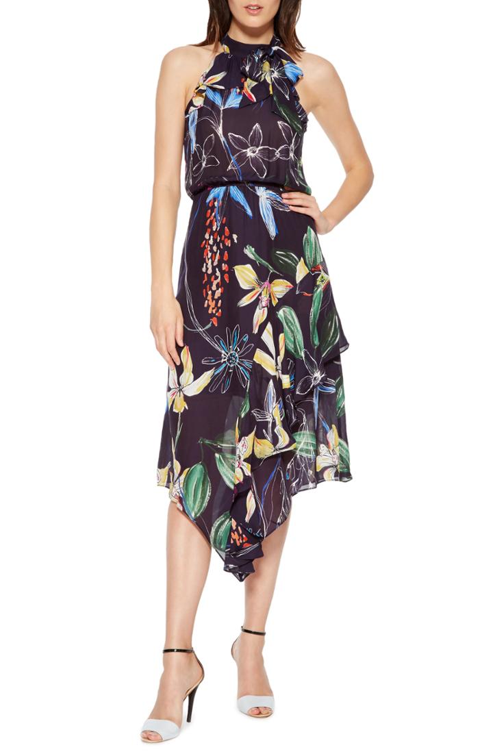 Women's Leith Mock Neck Body-con Dress, Size - Black