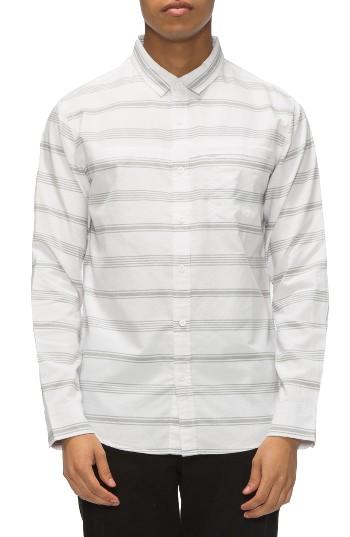 Men's Tavik Shin Stripe Sport Shirt - White