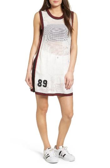 Women's Obey Fiend Floral Mesh Dress