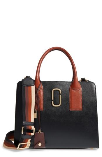 Marc Jacobs Big Shot Leather Tote - Black