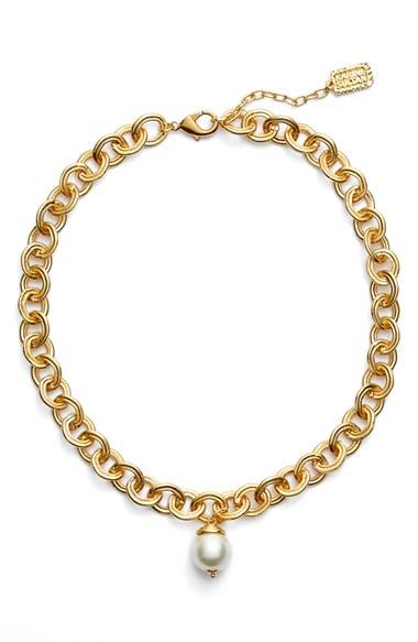 Women's Karine Sultan Short Imitation Pearl Collar Necklace