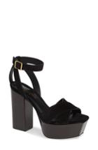Women's Saint Laurent Farrah Platform Sandal Us / 39eu - Black