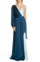 Women's Amur Alex Bicolor Silk Gown - Blue