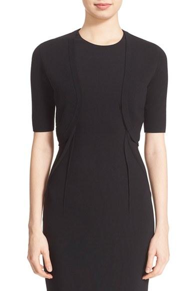 Women's Michael Kors Merino Wool Shrug - Black