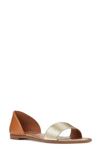 Women's Nine West Maris Sandal M - Brown