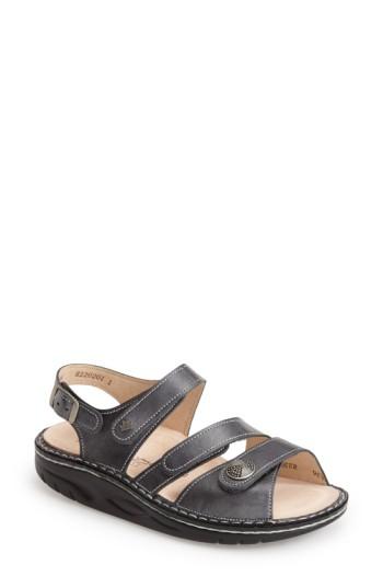 Women's Finn Comfort 'tiberias' Leather Sandal -10.5us / 41eu - Grey