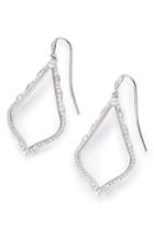 Women's Kendra Scott Sophia Diamond & White Gold Drop Earrings