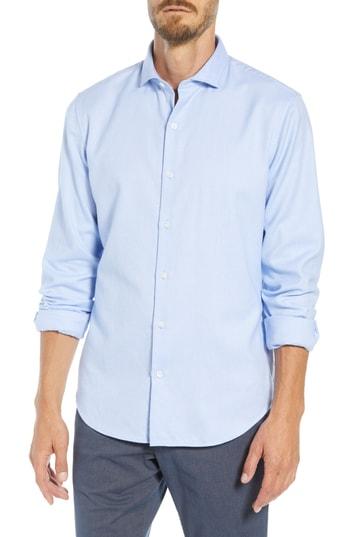 Men's Bonobos Unbutton Slim Fit Sport Shirt R - Blue