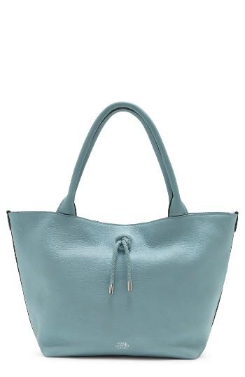 Vince Camuto Small Aviva Leather Tote - Blue