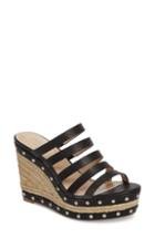 Women's Charles By Charles David Loyal Wedge Sandal .5 M - Black