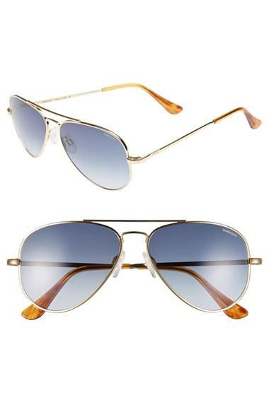Men's Randolph Engineering 'concorde' 57mm Sunglasses - 23k Gold/ Tan Gradient