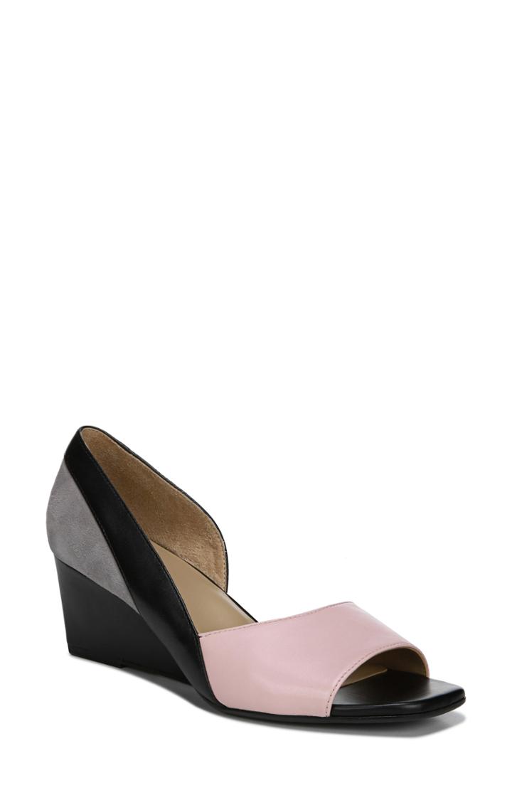 Women's Naturalizer Zula D'orsay Wedge Sandal .5 M - Pink
