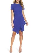 Women's Charles Henry Ottoman Sheath Dress - Blue