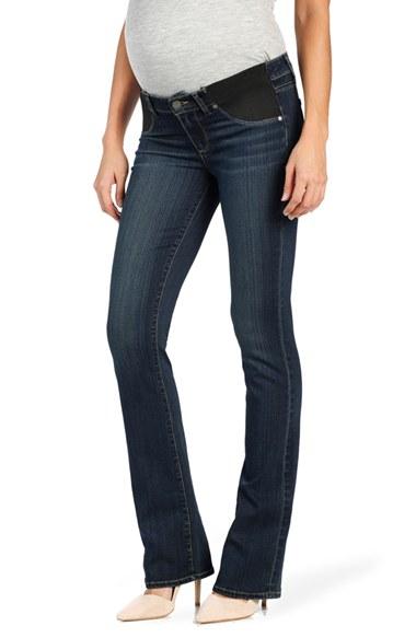 Women's Paige 'transcend - Manhattan' Bootcut Maternity Jeans