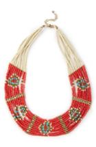 Women's Sole Society Geo Beaded Necklace