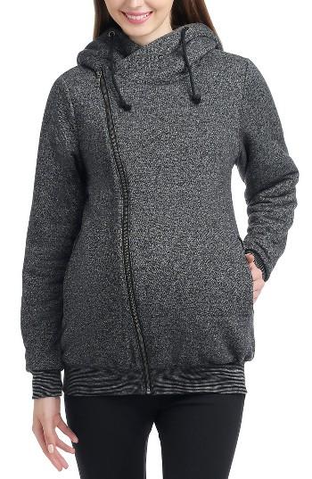 Women's Kimi And Kai Kenzie Zip Maternity Hoodie