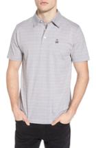 Men's Psycho Bunny Shadow Print Polo (xs) - Grey