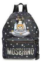 Moschino Ufo Teddy Bear Faux Leather Backpack -