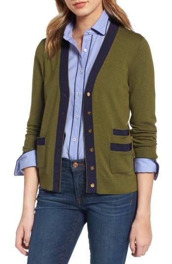 Women's J.crew 'harlow' Cardigan - Green