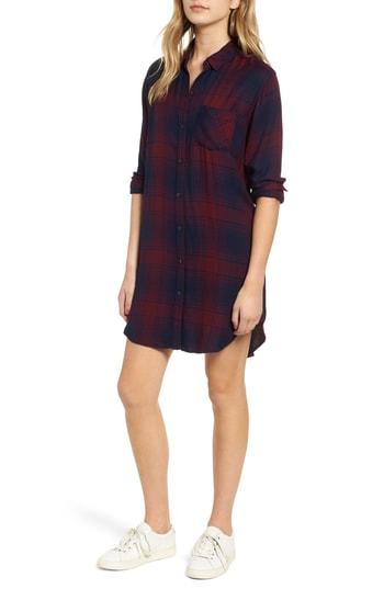 Women's Rails Bianca Flannel Shirtdress - Blue