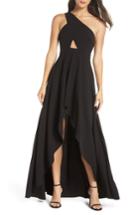 Women's Fame And Partners Zaylee High/low Gown - Black