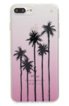 Kate Spade New York Transparent Palm Tree Ombre Iphone 7/8 & 7/8 Case - Pink
