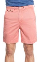 Men's Vintage 1946 'sunny' Stretch Twill Chino Shorts - Red