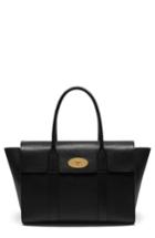 Mulberry New Bayswater Grained Leather Satchel - Black