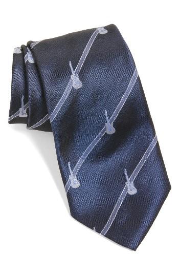 Men's John Varvatos Star Usa Guitar Silk Tie, Size - Blue