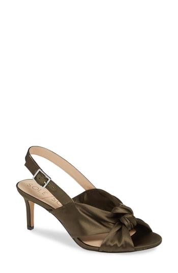 Women's Sole Society Genneene Knotted Slingback Sandal M - Green