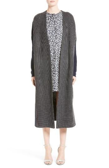 Women's Victor Alfaro Knit Wool Long Cardigan